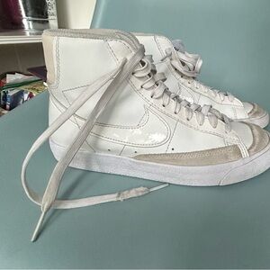 Nike White High-Top Sneakers Size 6